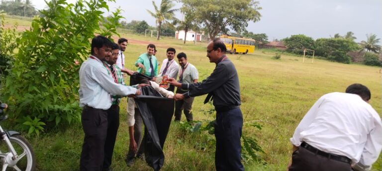 Campus cleaning by all staff(2/10/2022)